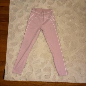 Alo Yoga Ballet Pink High-Waist Hearth Throb Legging, size XS Rare